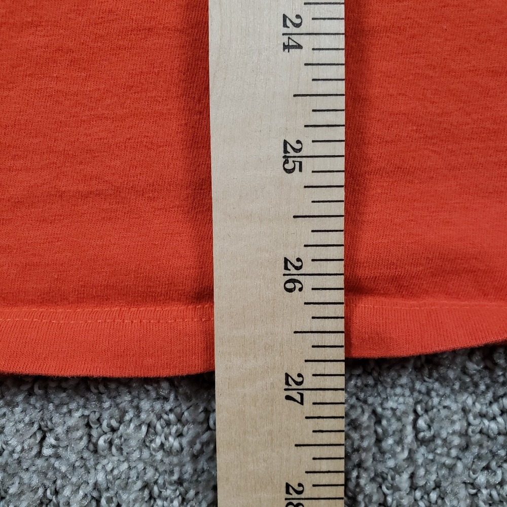 NIKE Shirt Mens 2XL Orange Just Do It Swoosh Logo Sportswear Tee - Picture 9 of 10